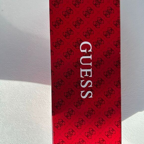 Guess Light Pink Rhinestone Logo Slides Sandals Size 7M with Box - Picture 5 of 6